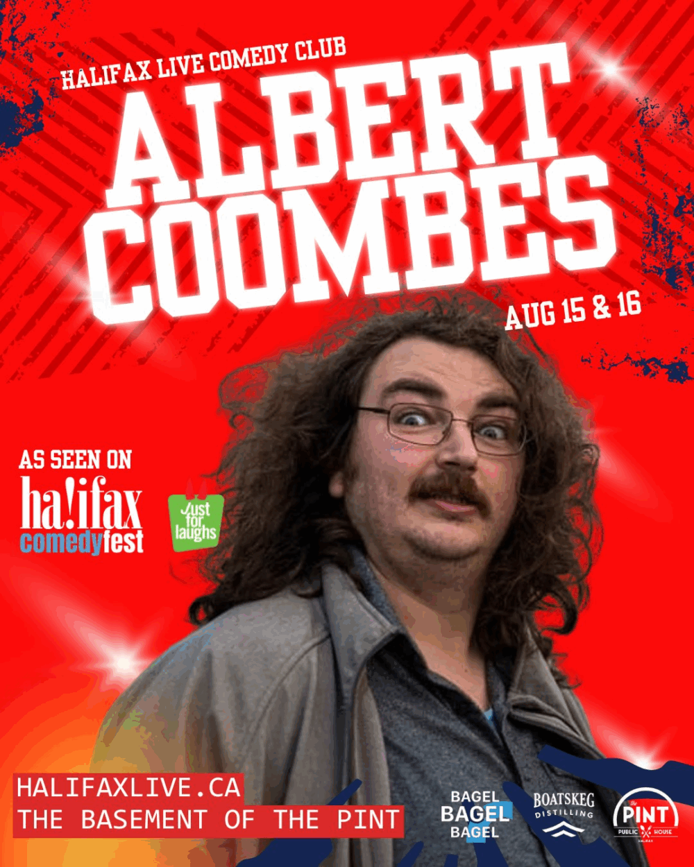 Halifax Live Comedy Club Presents: Albert Coombes image