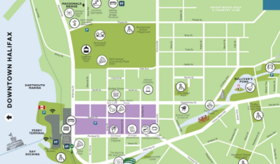 Downtown Dartmouth Map image